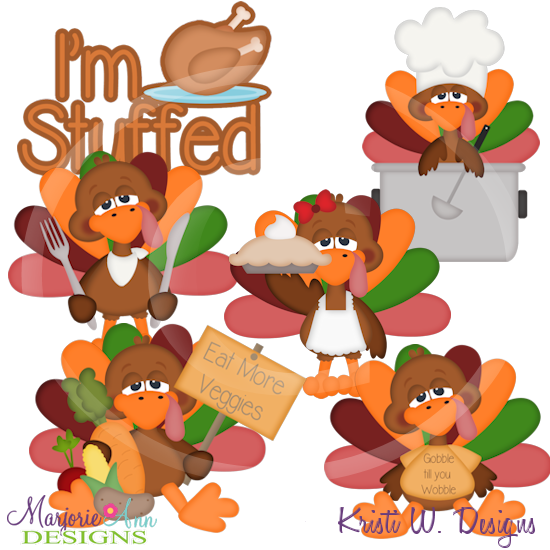 I'm Stuffed SVG Cutting Files Includes Clipart - Click Image to Close